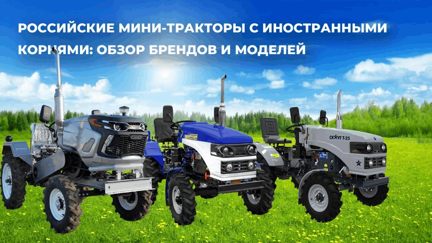 Российские мини-тракторы с иностранными корнями