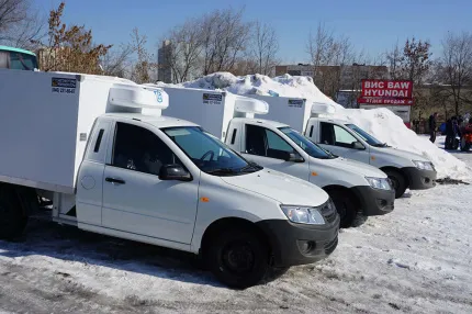 Рефрижератор пикап ВИС 2349 на базе Лада Гранта