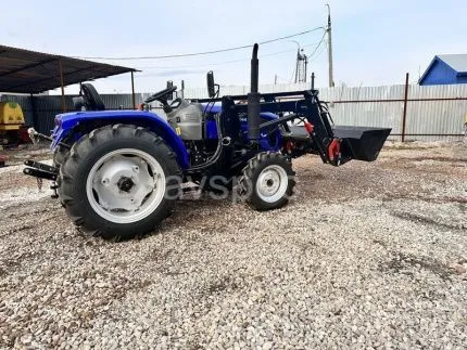 Трактор LOVOL TE 244 без кабины c погрузчиком
